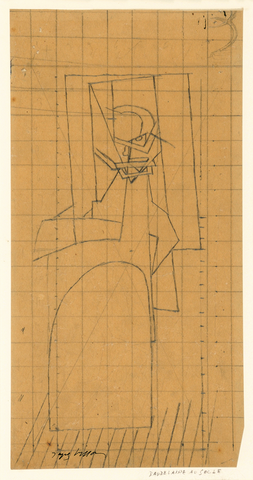 Jacques Villon, Baudelaire au socle