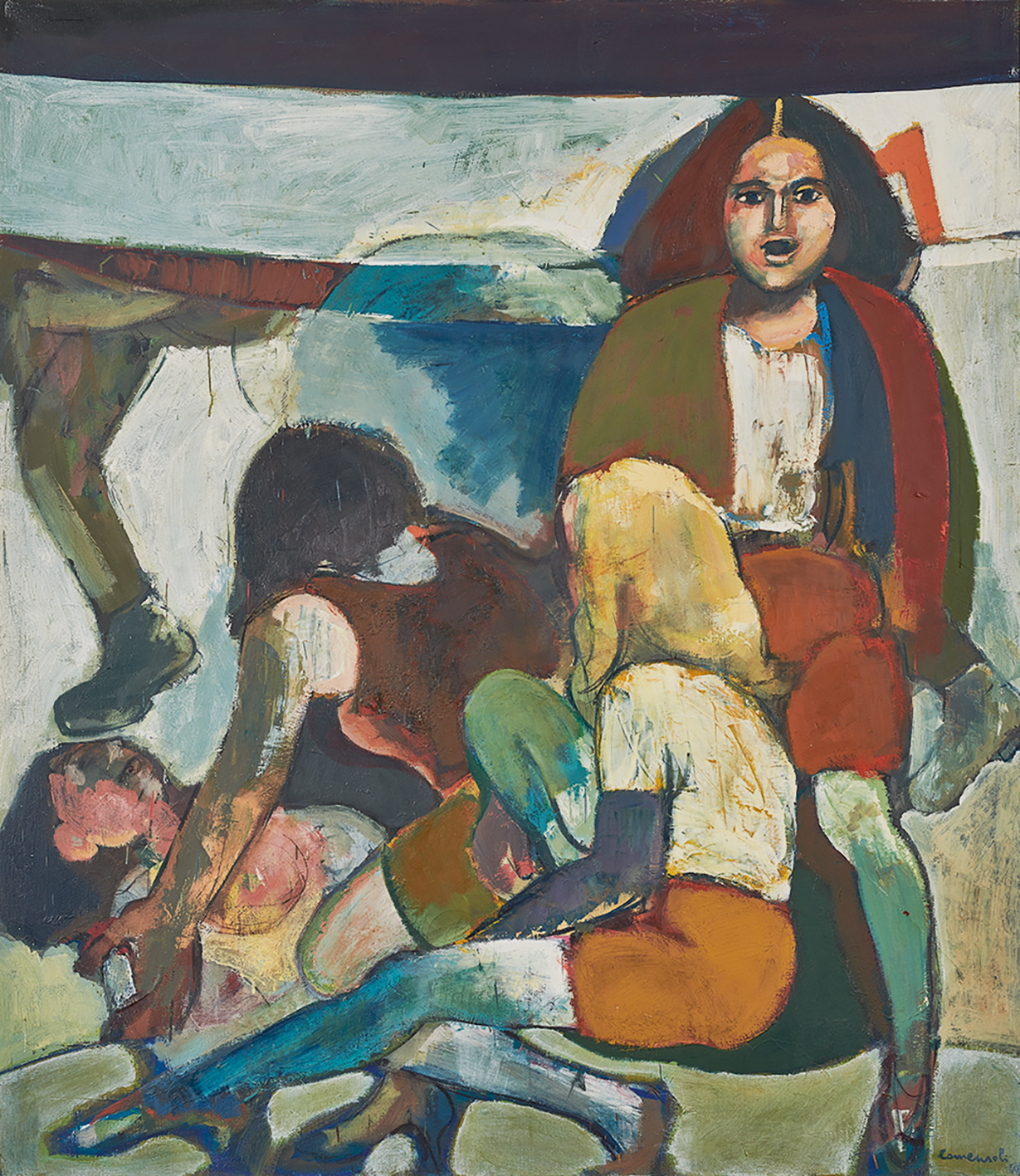 Mario Comensoli, Triptychon Teil I (Triptych Part I)