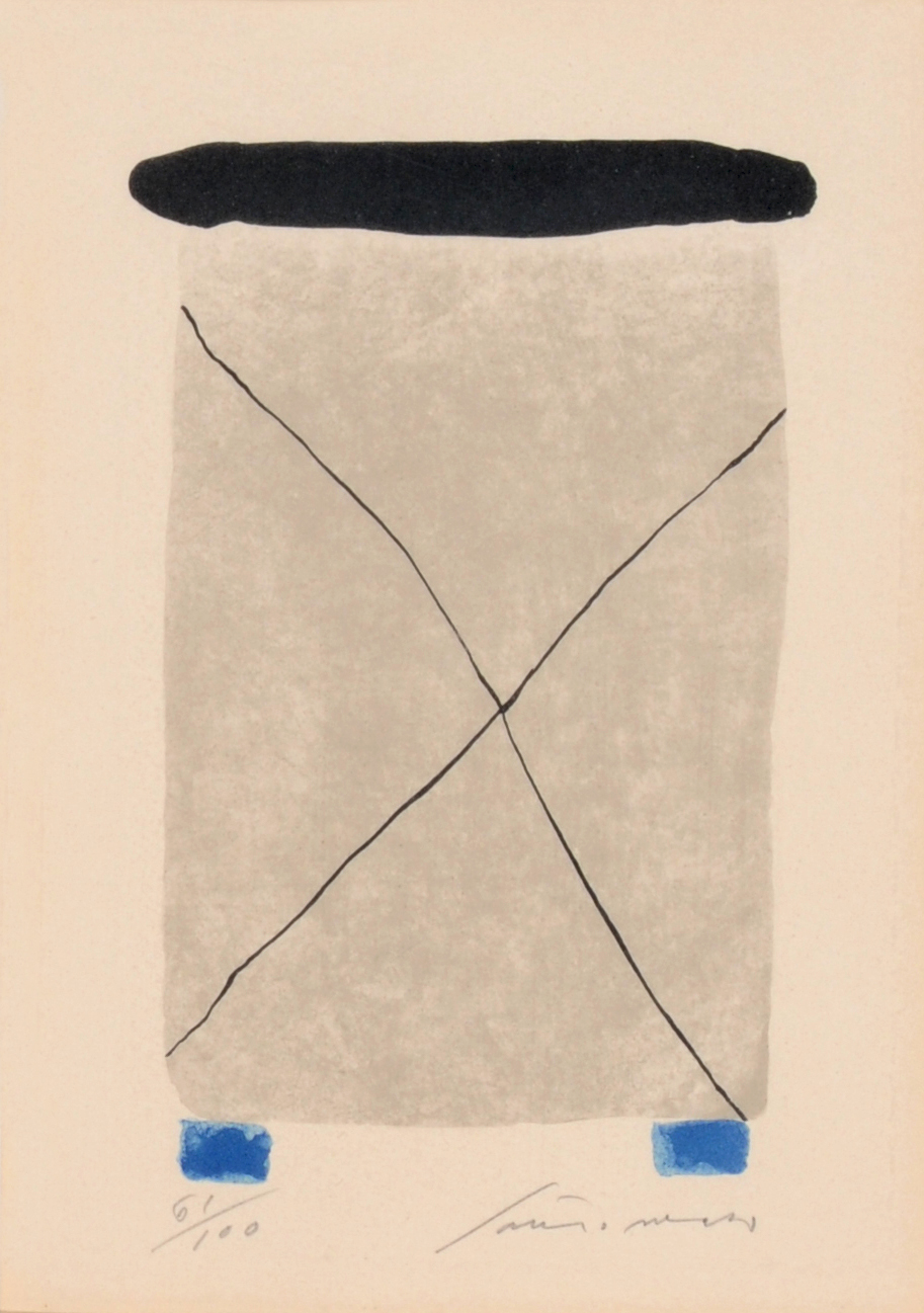 Grafik, 2 sheets: A. Piza; G. Santomaso