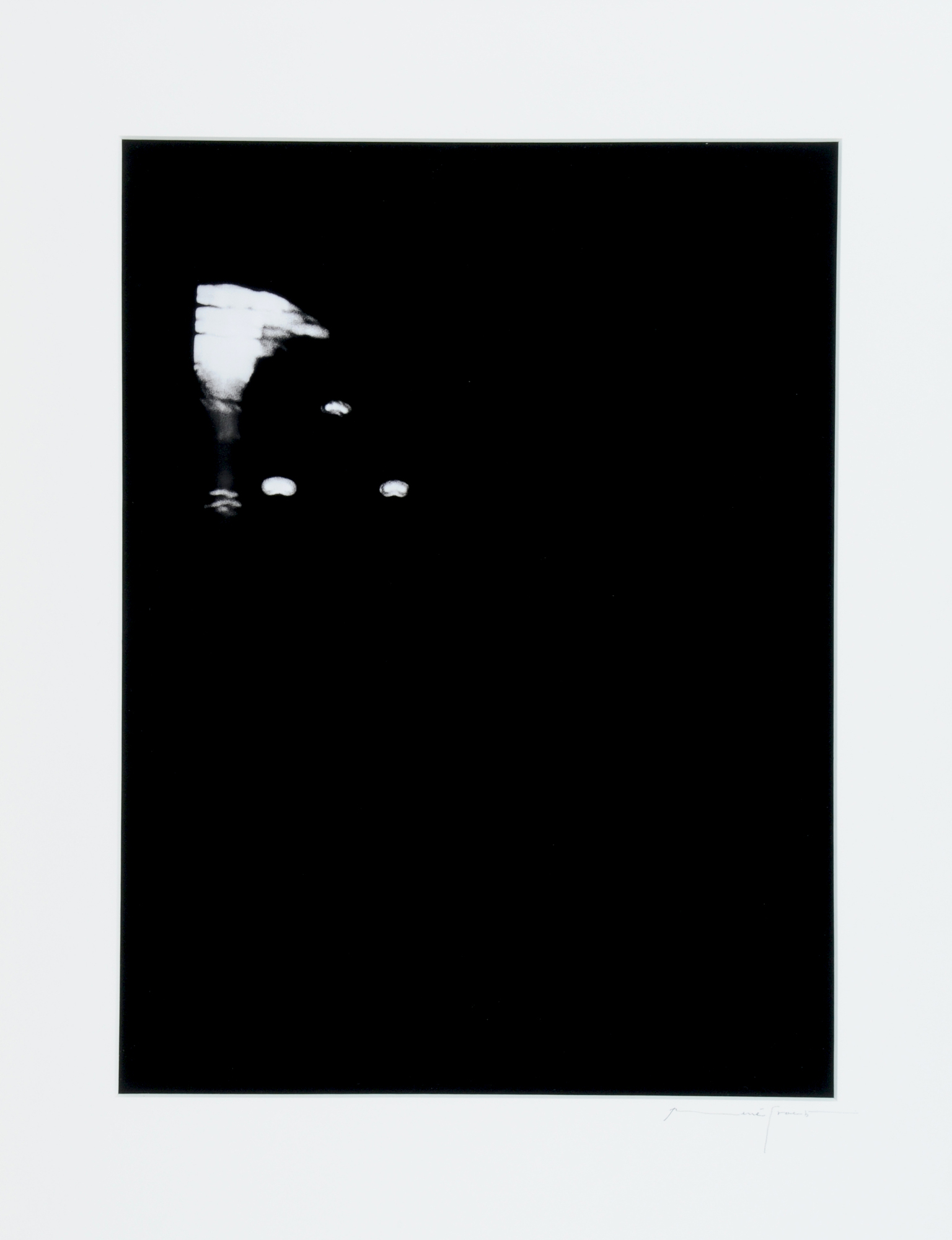 René Groebli, 3 Lichter in Tunnel, from "Magie der Schiene"