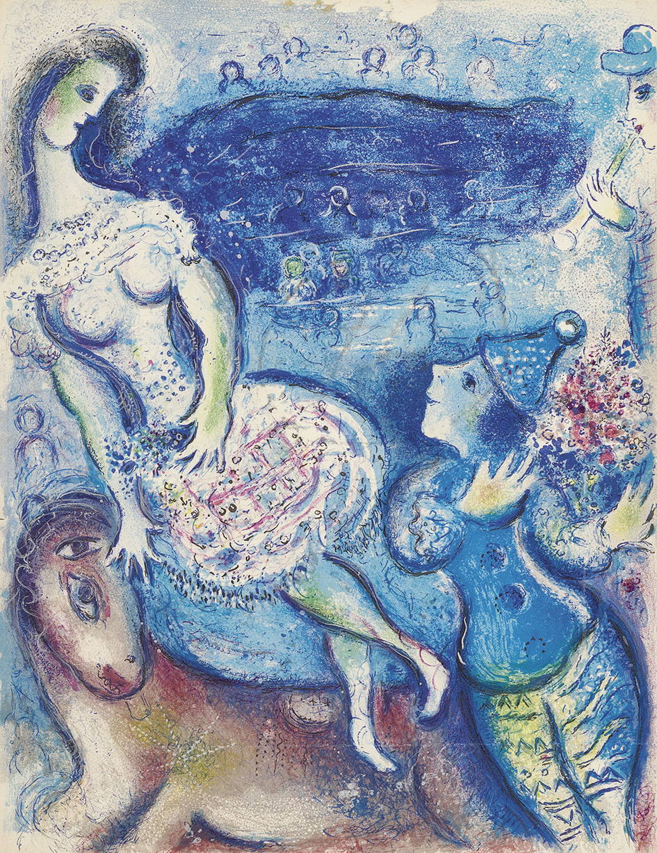 Marc Chagall, Untitled from "Cirque"