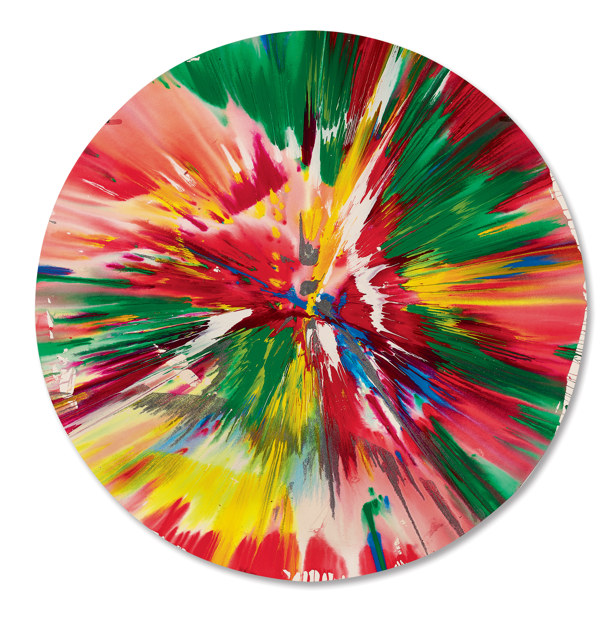 Damien Hirst, Circle Spin Painting