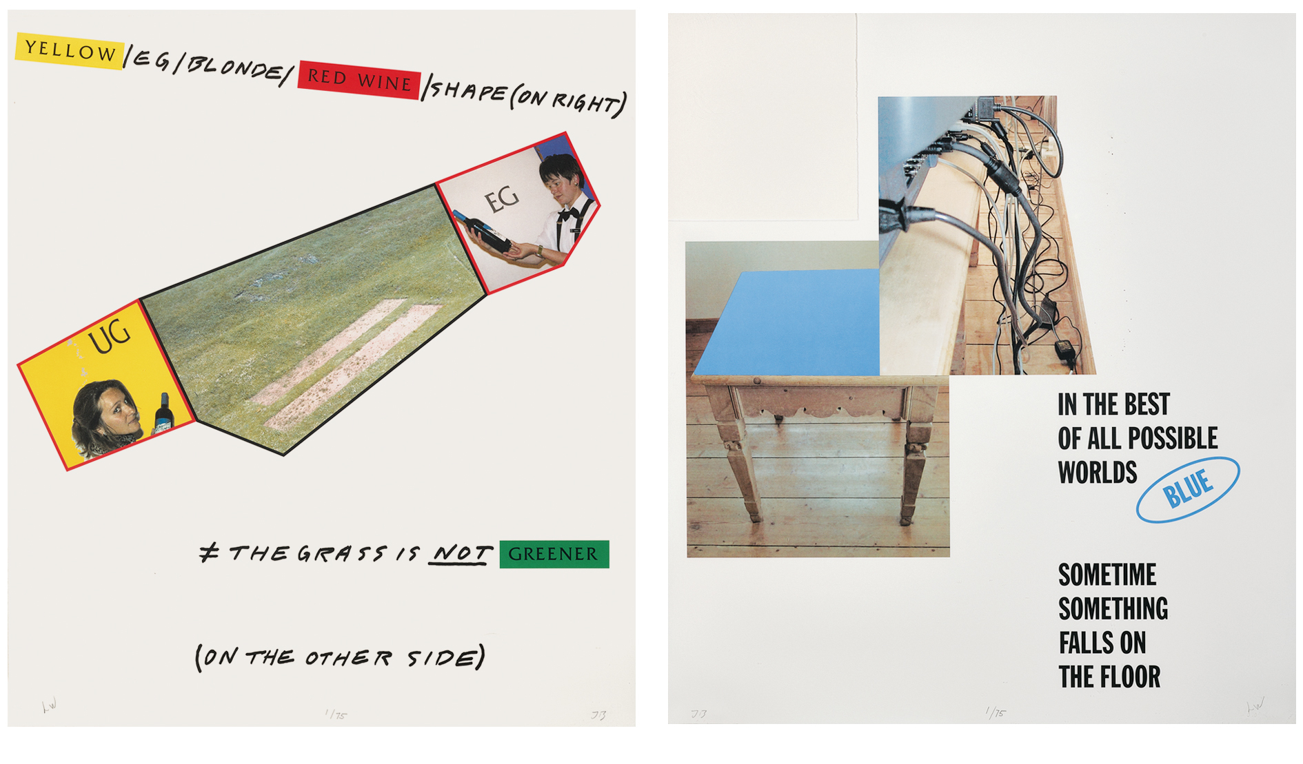 John Baldessari & Lawrence Weiner, The Metaphor Problem