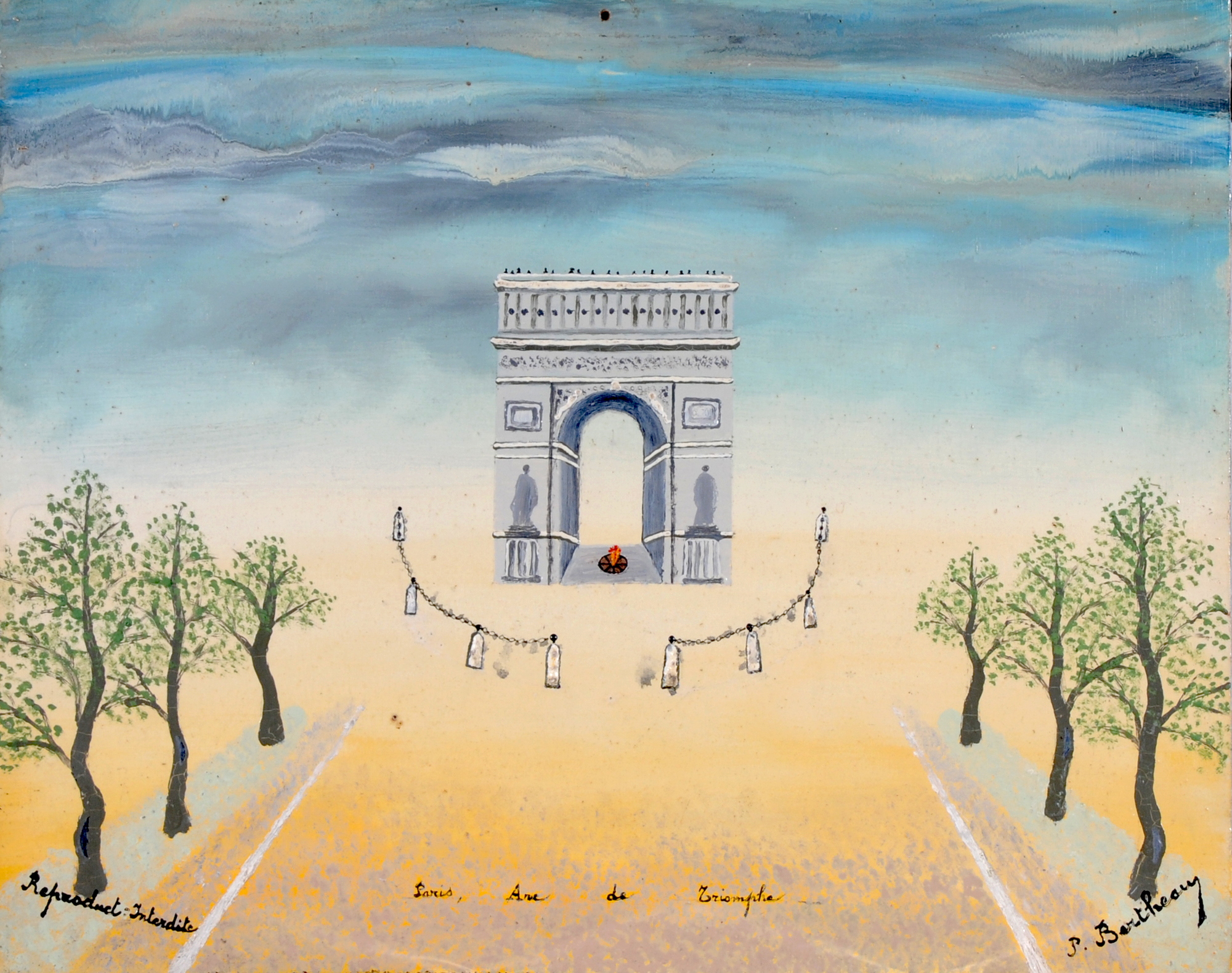 Paul Bertheau, Paris, Arc de Triomphe
