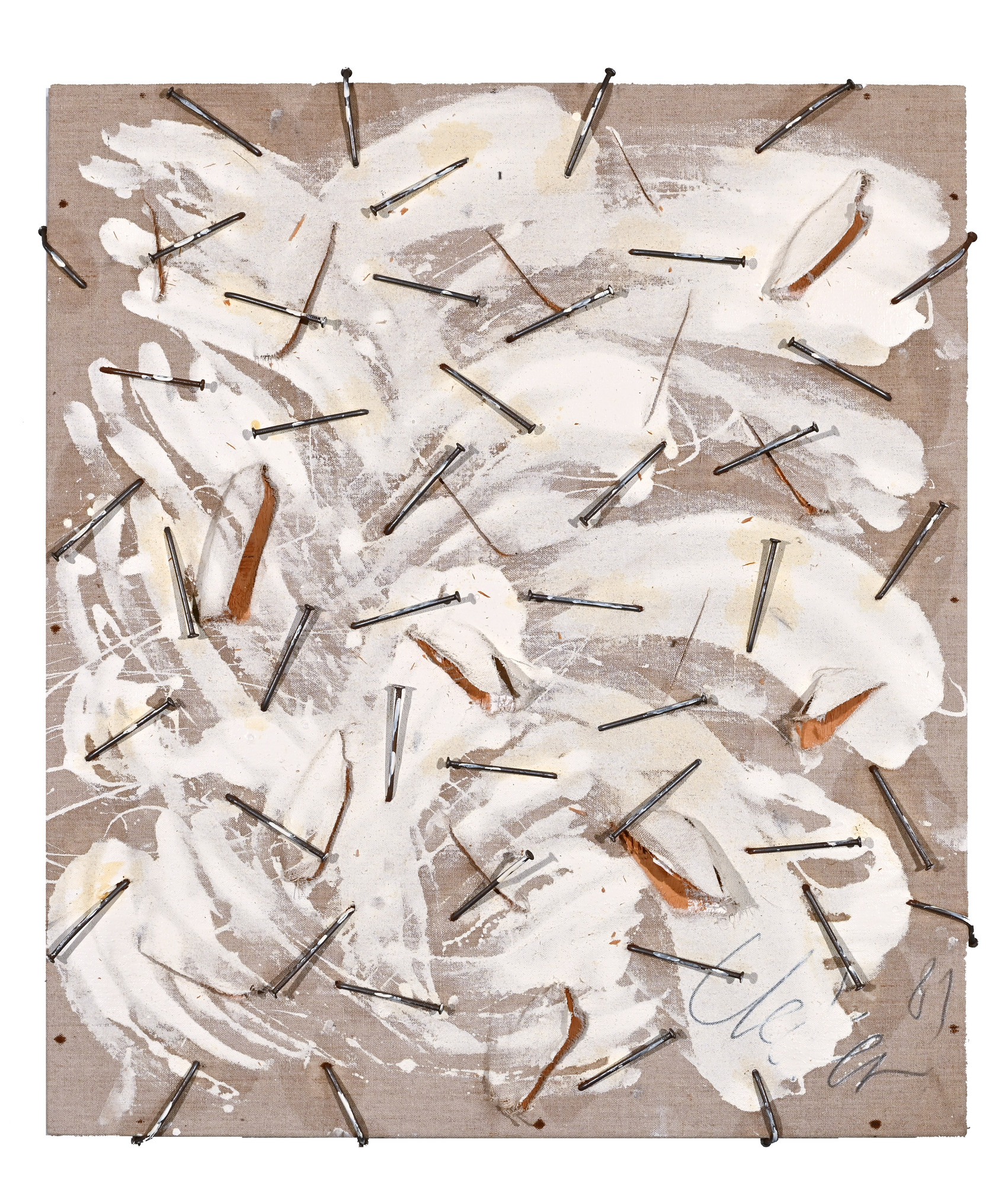Günther Uecker, Nail relief and folder: Bildrituale - Entwicklung eines Werkes (Fotoumwandlungen)