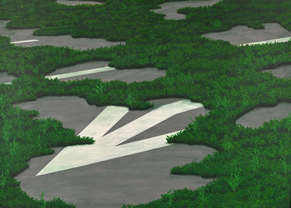 Untitled (Overgrown road)