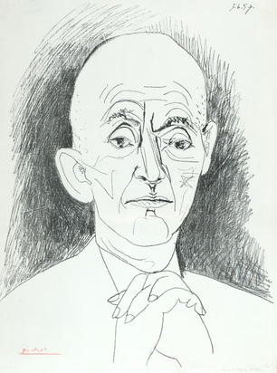 Portrait de D. H. Kahnweiler III