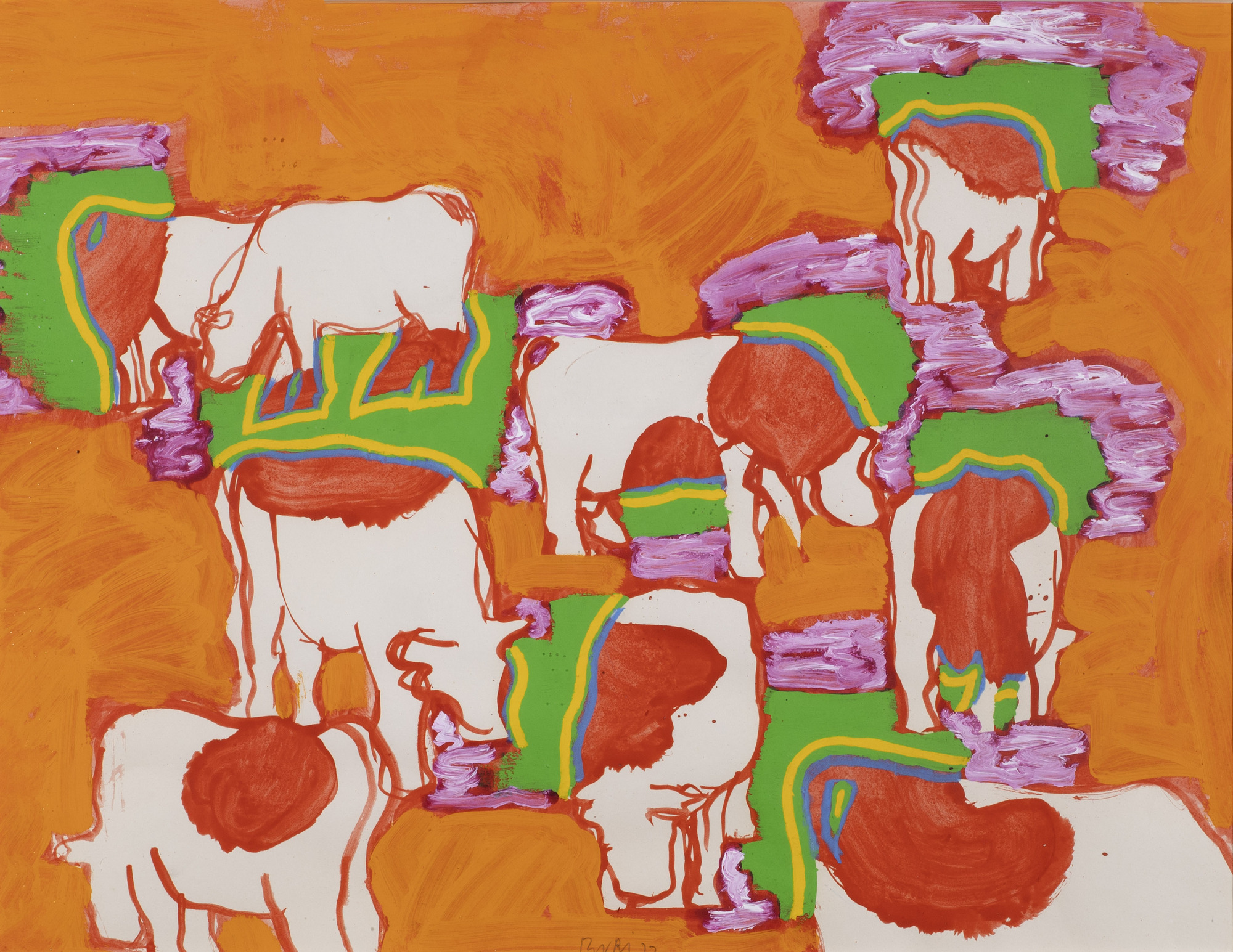 Samuel Buri, Untitled (Cows)