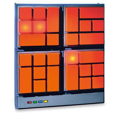 Farbobjekt 67/8, programmed light keypad 1