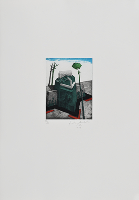 2 portfolios: Neuzeit oder Der Mensch hat auf Sand gebaut, 1984; Endzeit oder die Wege zum Ruhm, 1973
