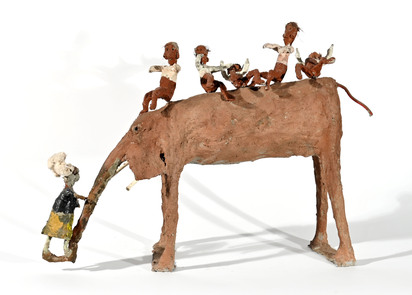 Elefant mit Reitern