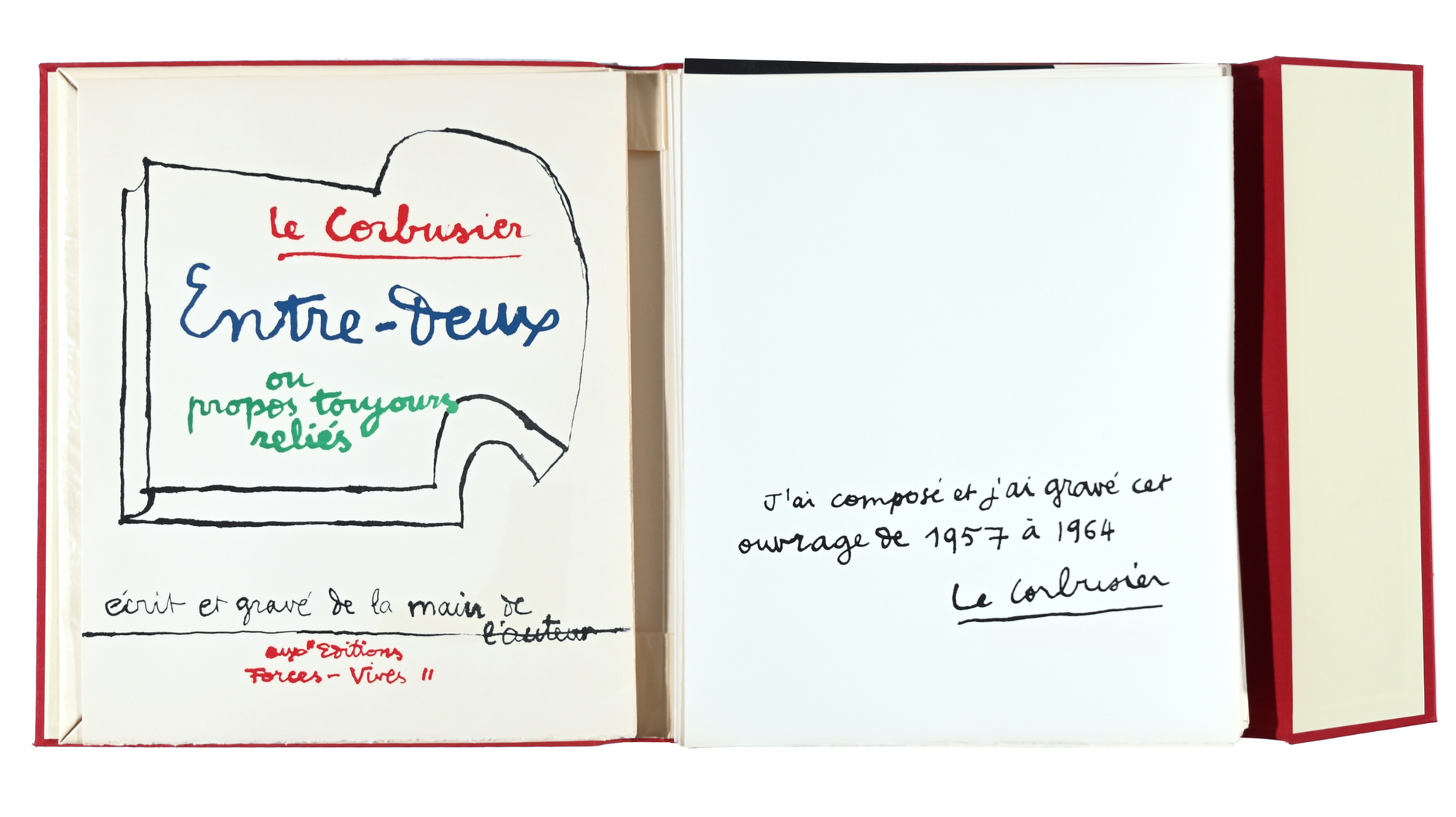 Le Corbusier, Entre-deux ou propos toujours reliés