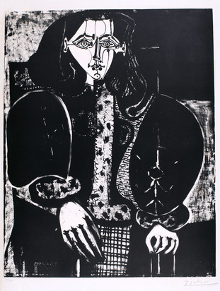 Femme au fauteuil No. 1 (Le manteau polonais)