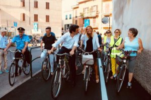Pista ciclopedonale in via del Sale (14 del Bicicplan)