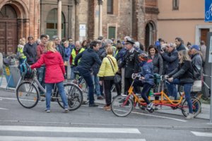 Pista ciclabile in viale T. Trieste (18 del Biciplan)