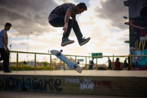 Mountain bike e skate park