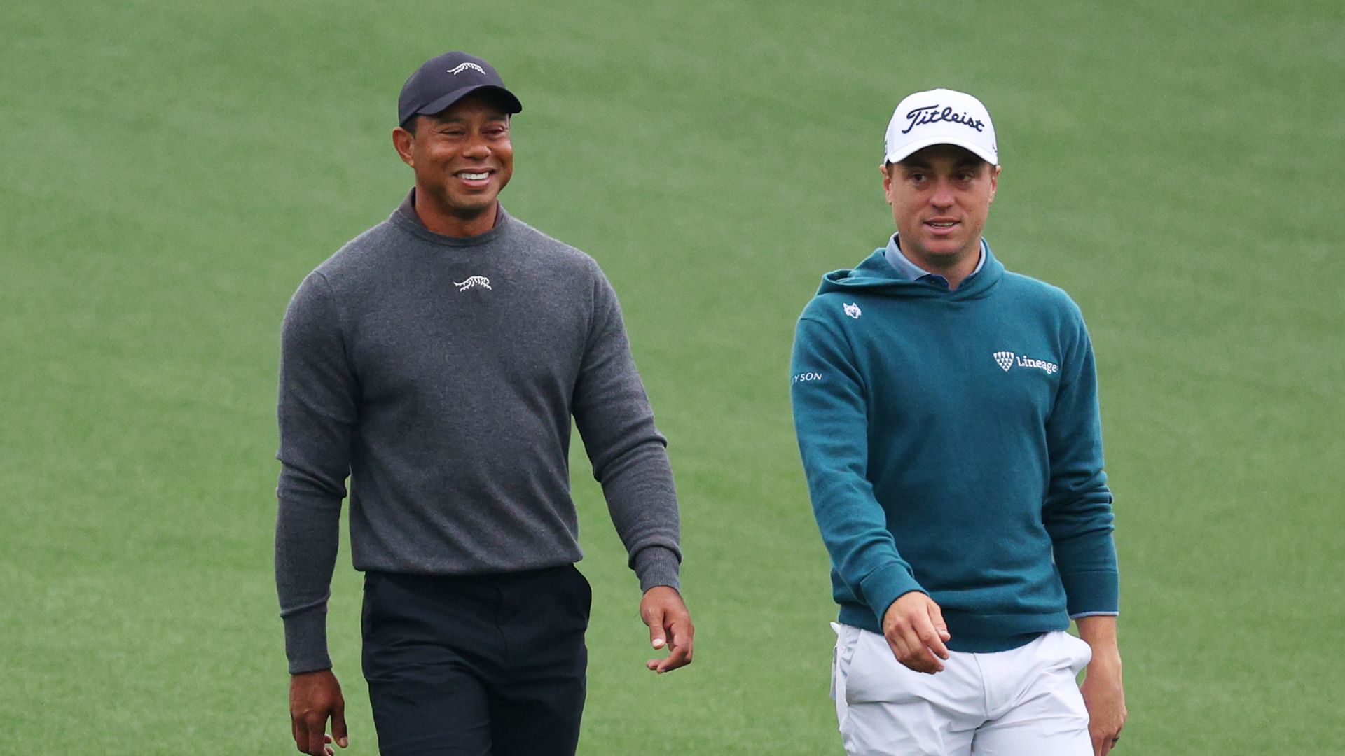Tiger Woods and Justin Thomas will tee it off at The Masters 2024. Here are their Tee Times. (Photo: Getty)