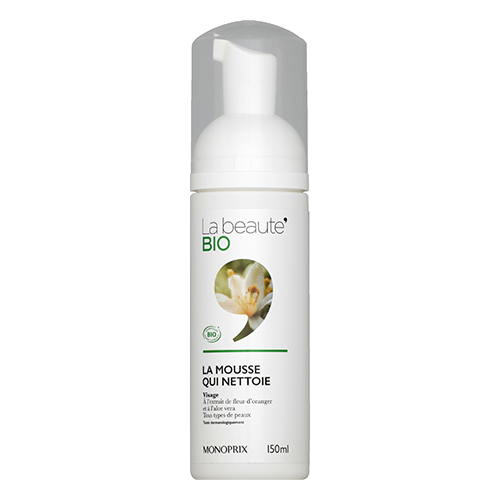 GPC Monoprix La beauty bio Cleansing foam