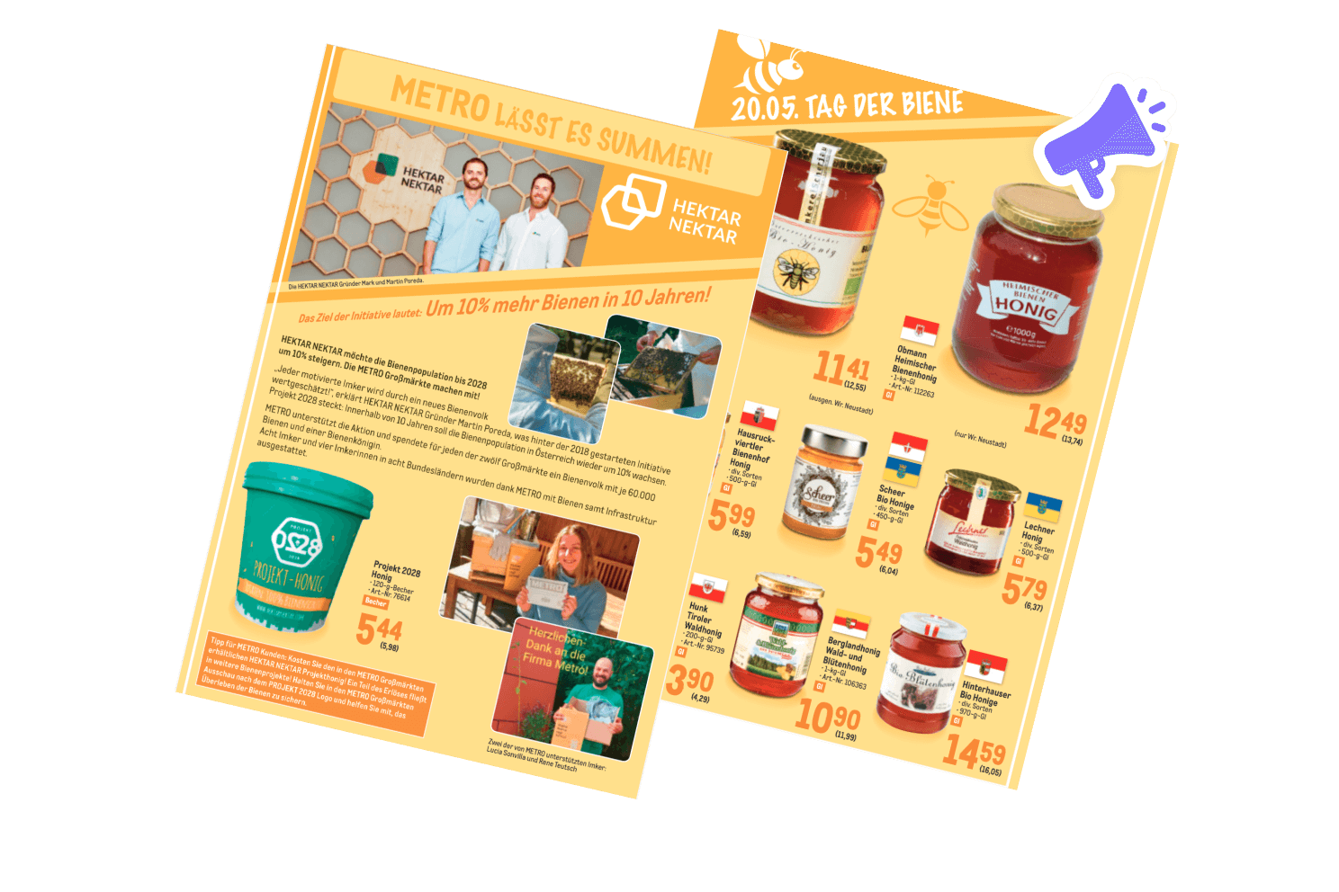 Offline-Promotion via Flugblatt