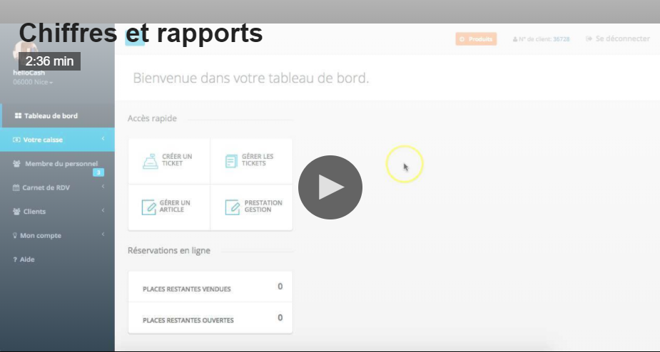 tutorial chiffre et rapports