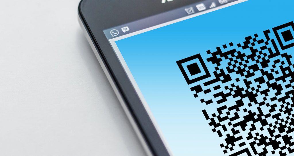 kasse mit scanner