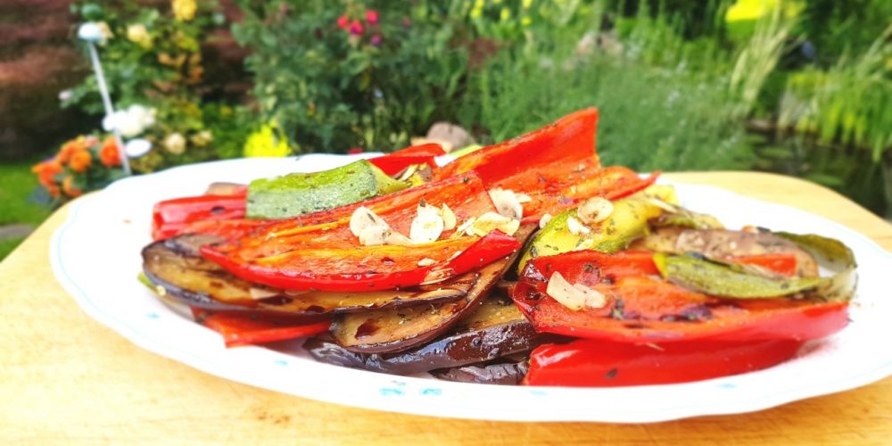 Grillgemüse-mit-herrlichem-Thymian-Knoblauch-Arome