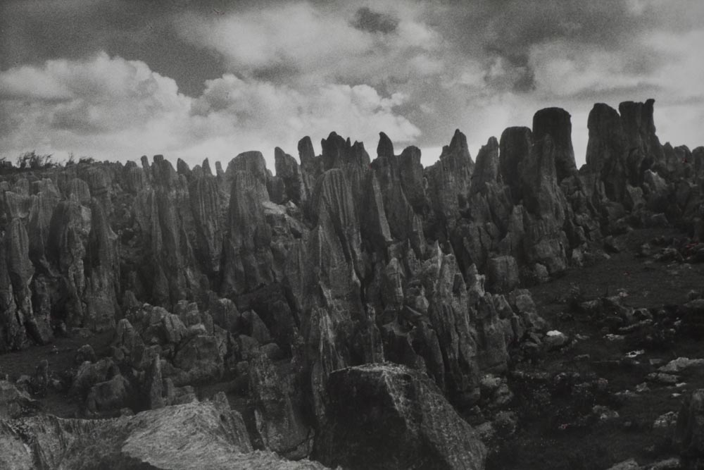 Photographie: Gundula Schulze Eldowy, &bdquo;bosque de piedras&ldquo; (Steinwald) in der N&auml;he der H&ouml;hle bei Tambamarca, Per&uacute; 2009