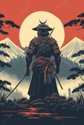 silhouette-japanese-samurai-warrior-with-sword-standing-sunset-art-print_194708-1868