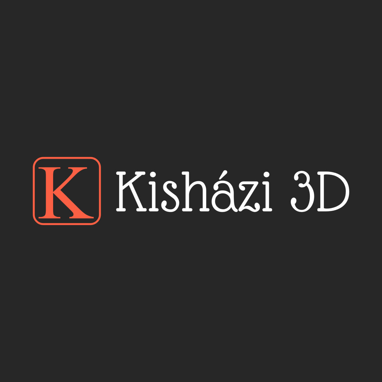 Kisházi 3D-logo