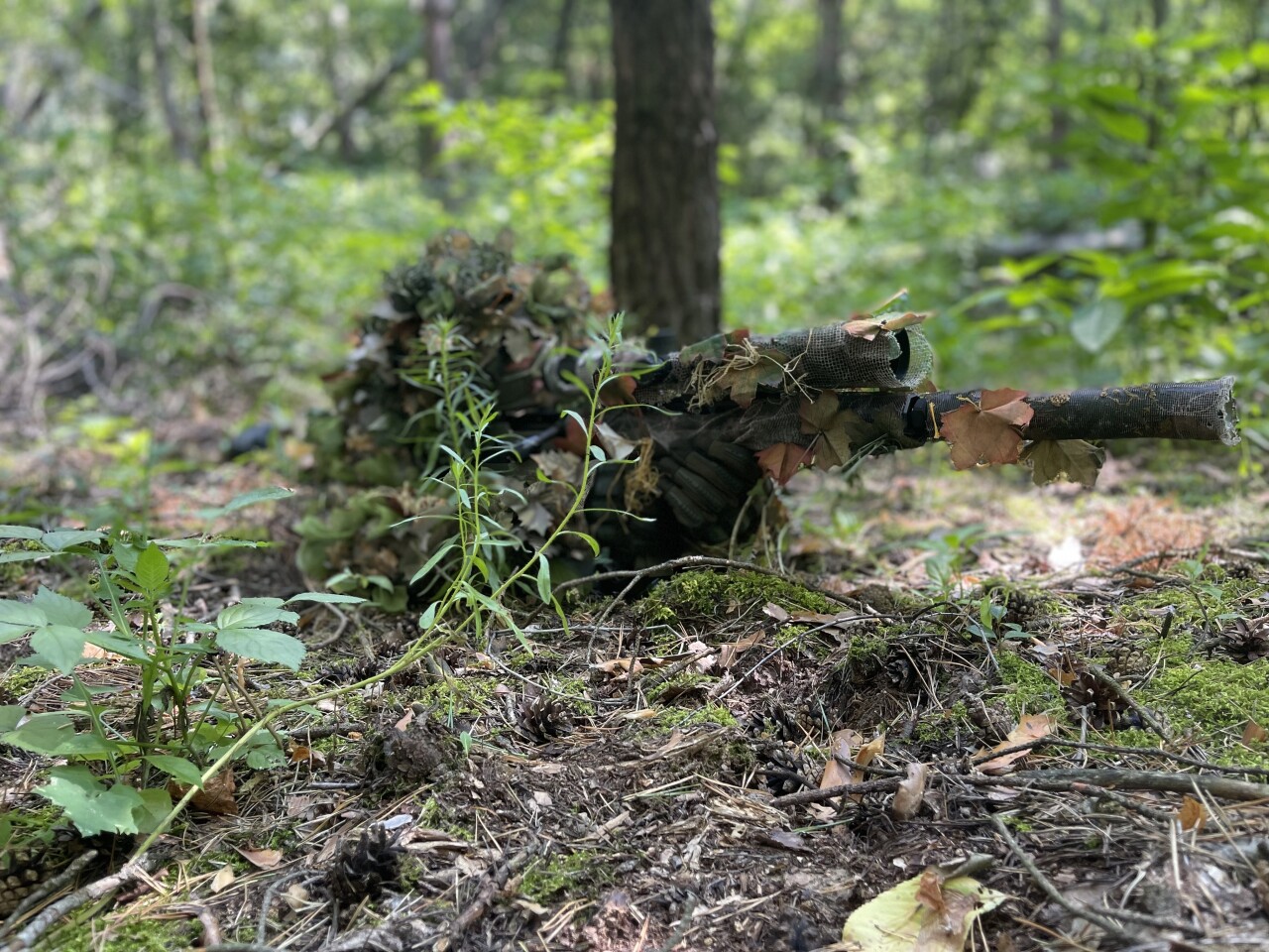 Ghillie teszt pár méterről 23-07-17