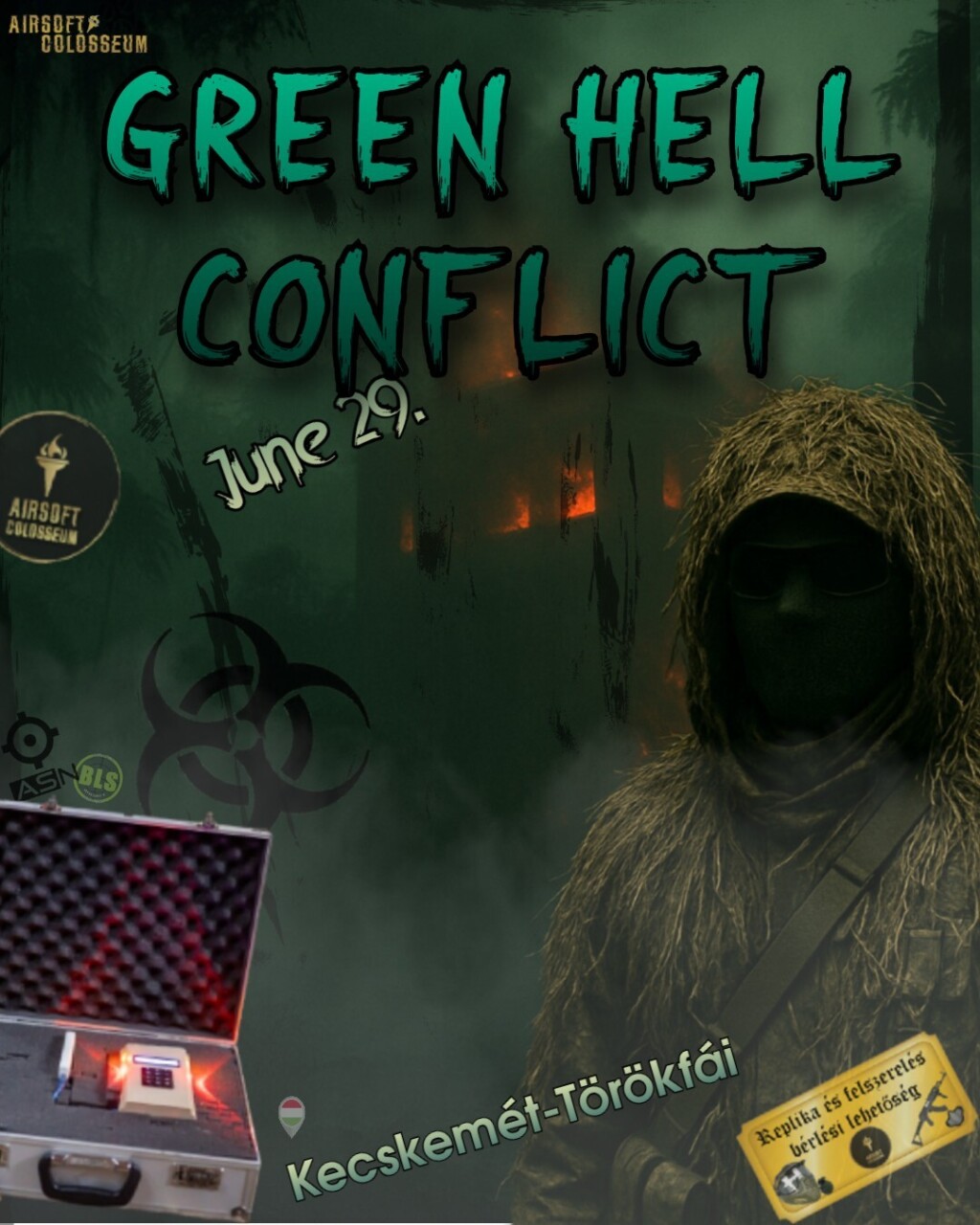 Green hell conflict álló plakát