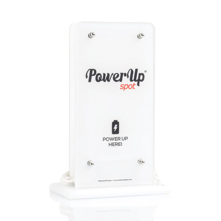 Power Up Spot® Table Top Professional Charger with Custom Printing