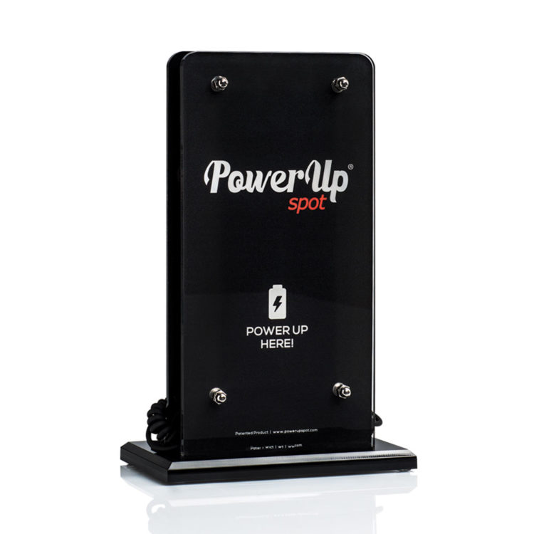 Power Up Spot® Table Top Professional Charger with Custom Printing Power Up Spot® Table Top Professional Charger with Custom Printing