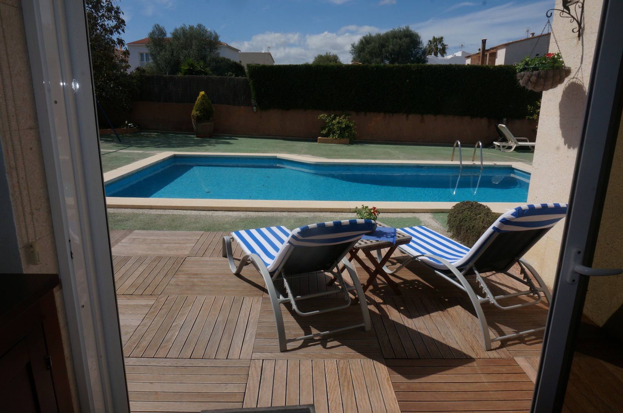 Schones Stadthaus in Porto Colom fur 6 Personen mit Pool Whirlpool Klimaanlage und Wlan