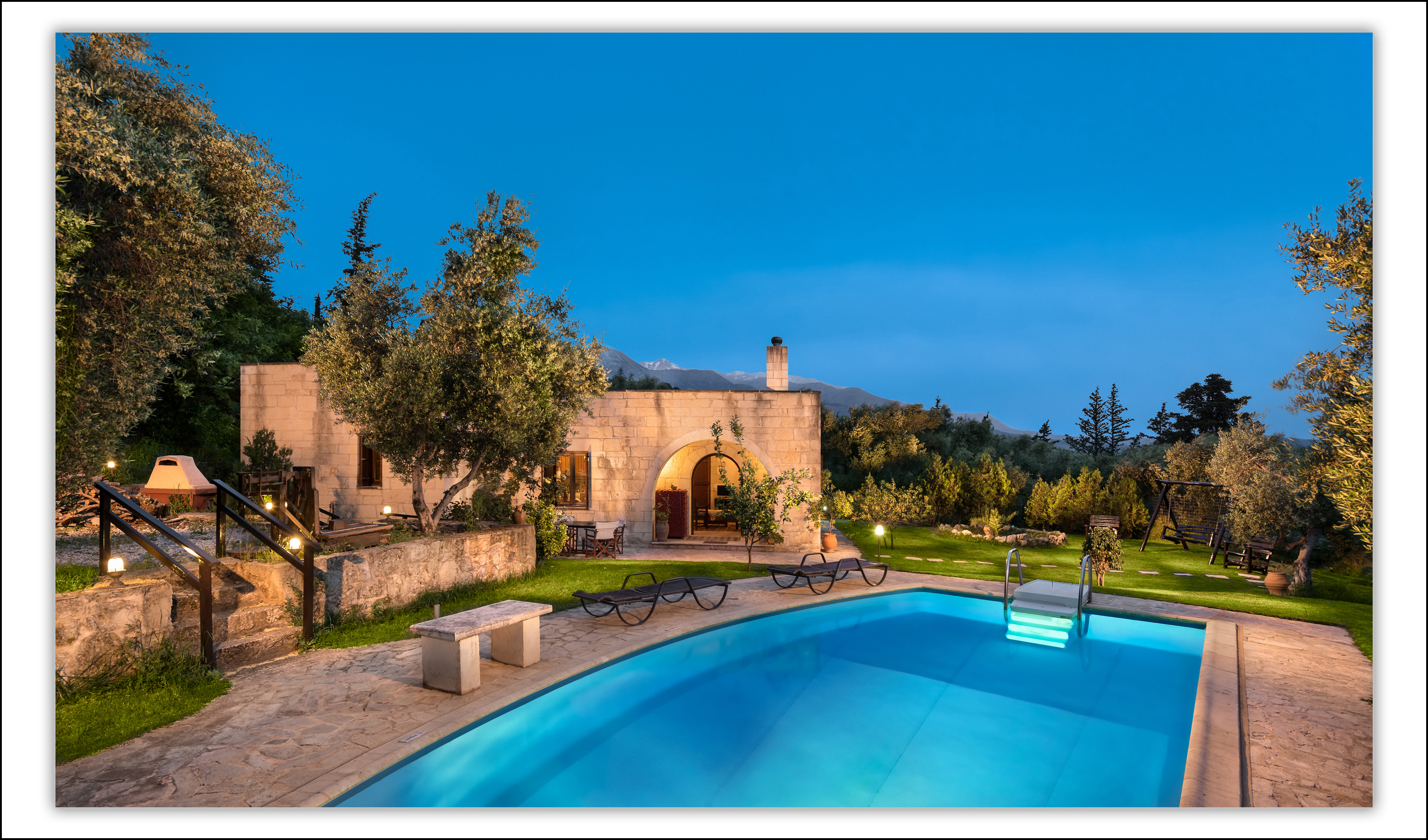 Traditionelle Stein Villa mit Pool, Garten und sehr schöne Aussicht ... Traditionelle Stein Villa mit Pool, Garten und sehr schöne Aussicht ...