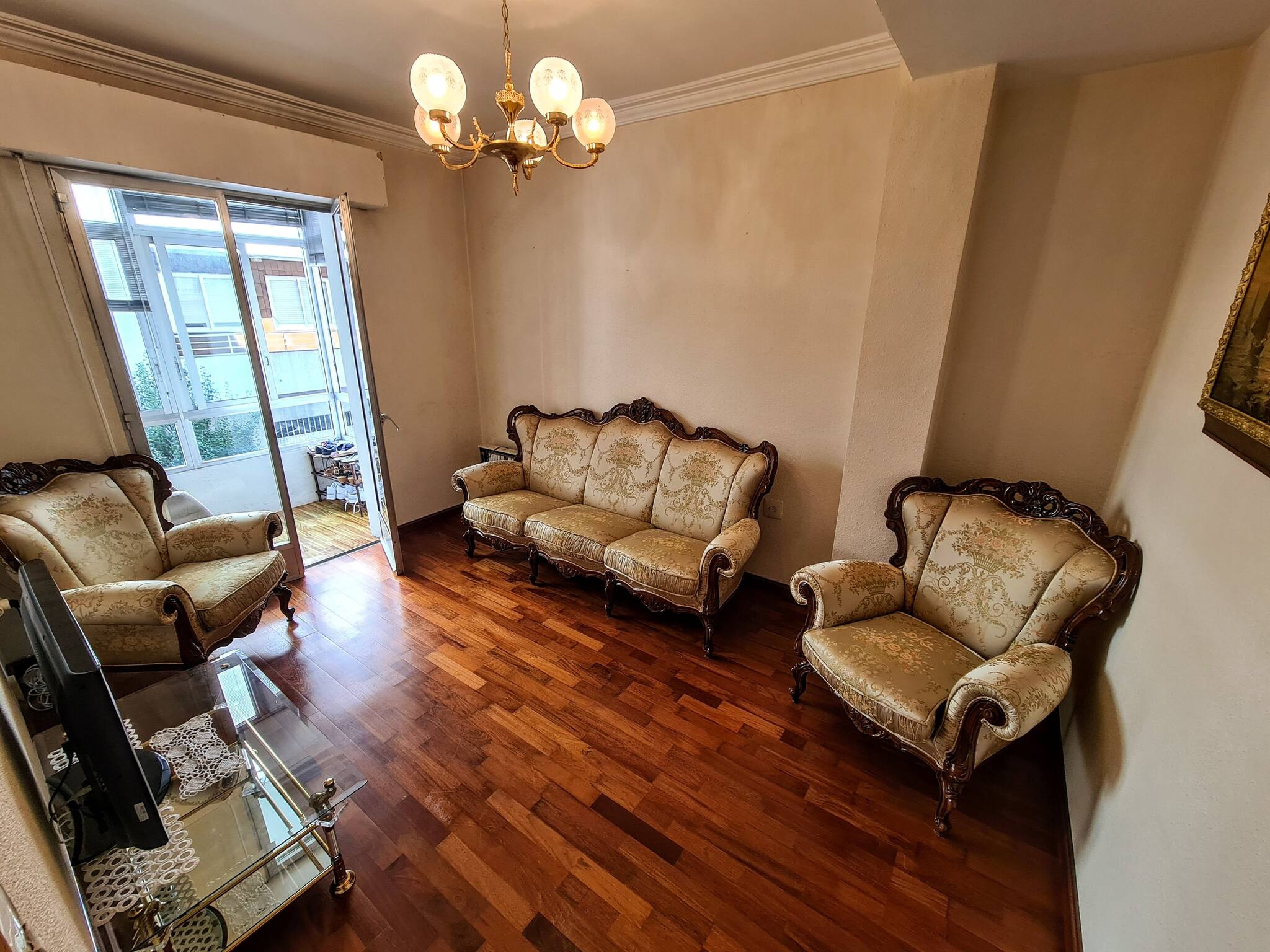 Apartment mit Terrasse, heller Terrasse und Verand