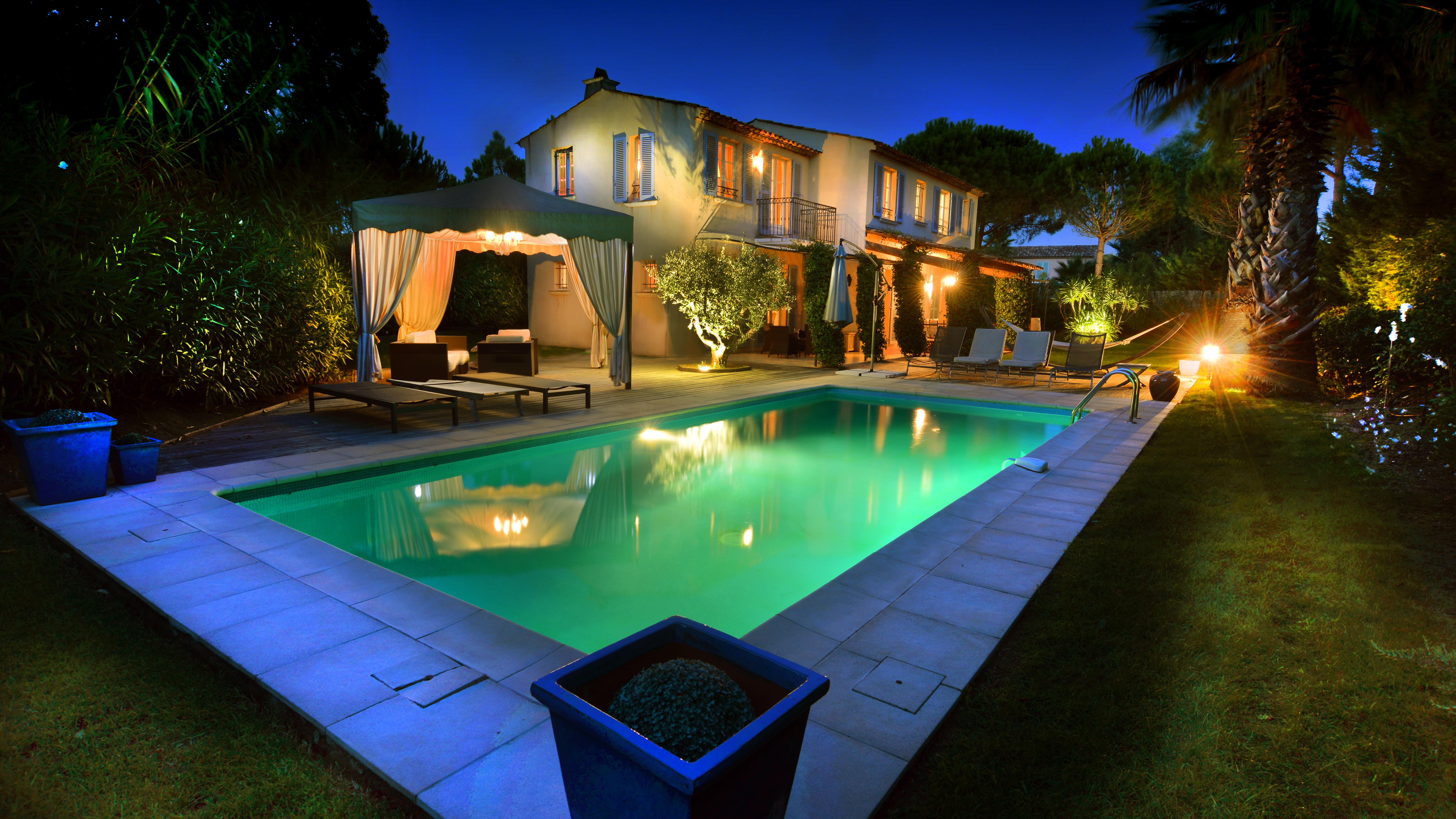 Saint Tropez Villa, in einer privaten und geschlos