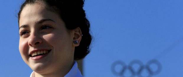Refugee Swimmer Yusra Mardini - Photocall