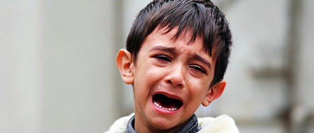 Child Boy Sad Unhappy Kid Iraq Young Crying