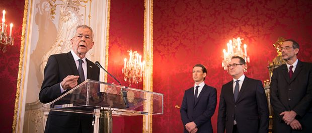 Ernennung und Angelobung der neuen österreichischen Bundesregierung