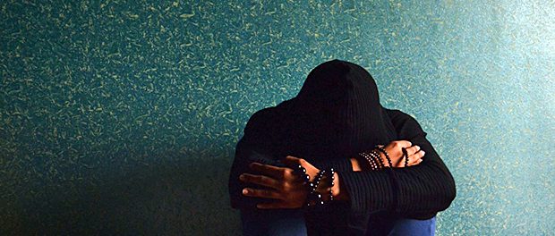 man, depressed, hoodie