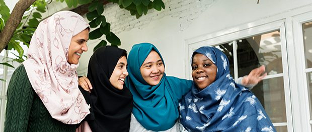 Diverse children studying outdoor