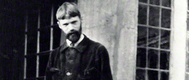 NPG x140423; D.H. Lawrence by Lady Ottoline Morrell