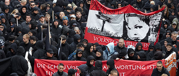 Nazi-Demo-Rechtsradikal
