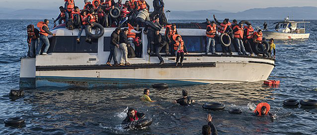 Flüchtlinge Flucht Lesbos Griechenland