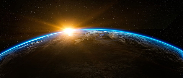 Globus-Erde-Planetarisch-Symbolbild
