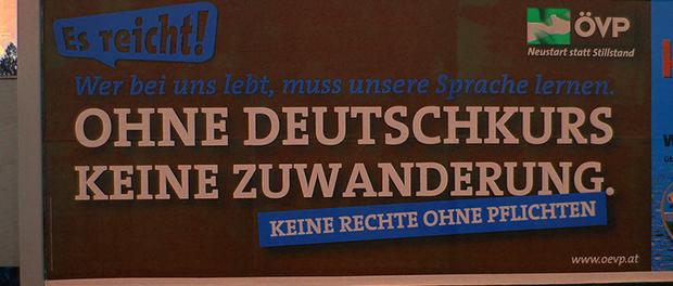 ÖVP Deutschkurs Zuwanderung