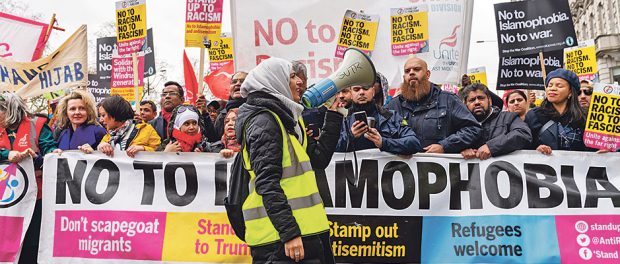 Islamfeindlichkeit-Islamophobie-London-Demonstration-Bericht-EIR 2018
