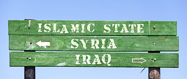 Islamic State-ISIS-Daesh-Schild-Symbilbild
