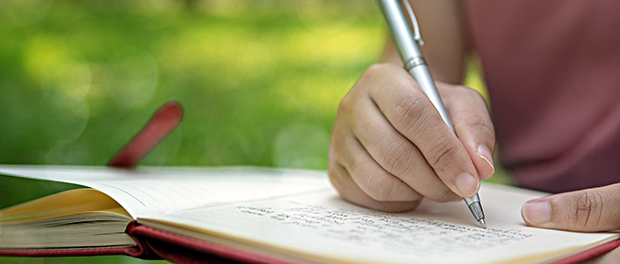 poem, poetry and knowledge education concept, close up sitting